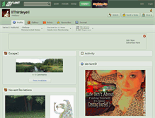 Tablet Screenshot of llthirdeyell.deviantart.com
