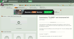 Desktop Screenshot of hombre-blanco.deviantart.com