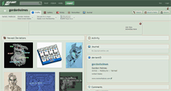 Desktop Screenshot of gordonholmes.deviantart.com