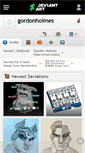 Mobile Screenshot of gordonholmes.deviantart.com
