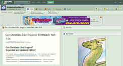 Desktop Screenshot of ambassadorherald.deviantart.com