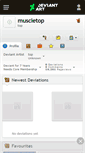Mobile Screenshot of muscletop.deviantart.com