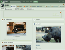 Tablet Screenshot of jpoeh.deviantart.com