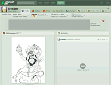 Tablet Screenshot of kreeders.deviantart.com