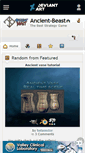 Mobile Screenshot of ancient-beast.deviantart.com