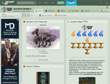 Tablet Screenshot of ancient-beast.deviantart.com