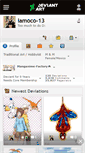 Mobile Screenshot of lamoco-13.deviantart.com