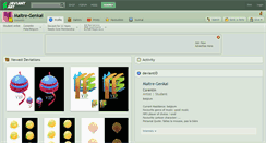 Desktop Screenshot of maitre-genkai.deviantart.com