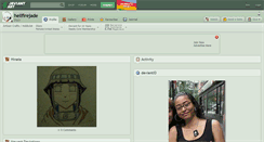 Desktop Screenshot of hellfirejade.deviantart.com