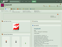 Tablet Screenshot of krazykunt0.deviantart.com