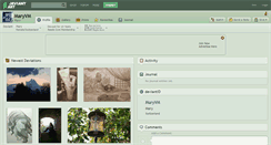 Desktop Screenshot of maryvm.deviantart.com