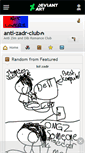 Mobile Screenshot of anti-zadr-club.deviantart.com