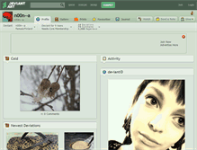 Tablet Screenshot of n00n--a.deviantart.com