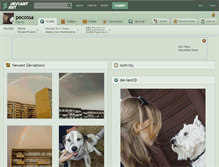 Tablet Screenshot of pecossa.deviantart.com