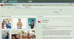 Desktop Screenshot of factoryfactory.deviantart.com