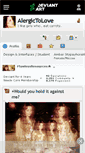 Mobile Screenshot of alergictolove.deviantart.com