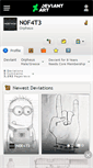 Mobile Screenshot of n0f4t3.deviantart.com