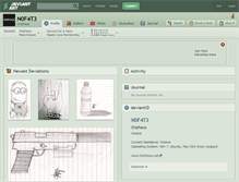 Tablet Screenshot of n0f4t3.deviantart.com