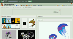 Desktop Screenshot of charmander-lover.deviantart.com