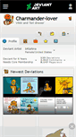 Mobile Screenshot of charmander-lover.deviantart.com