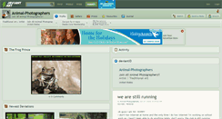 Desktop Screenshot of animal-photographers.deviantart.com