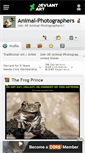 Mobile Screenshot of animal-photographers.deviantart.com
