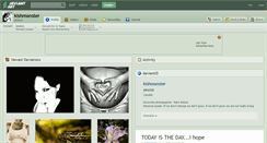 Desktop Screenshot of kishmonster.deviantart.com
