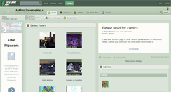 Desktop Screenshot of anthrouniversemax.deviantart.com