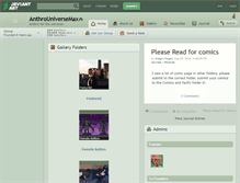 Tablet Screenshot of anthrouniversemax.deviantart.com