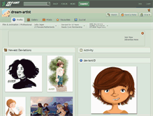 Tablet Screenshot of dream-artist.deviantart.com