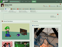 Tablet Screenshot of nanyo-chan.deviantart.com