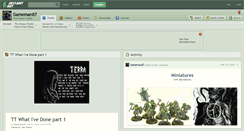 Desktop Screenshot of gameman87.deviantart.com
