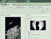 Tablet Screenshot of koksa.deviantart.com