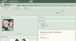 Desktop Screenshot of nejiino-fc.deviantart.com