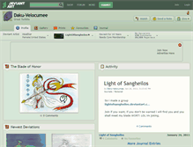 Tablet Screenshot of daku-velocumee.deviantart.com