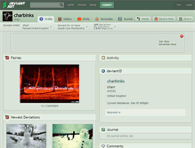 Tablet Screenshot of charbinks.deviantart.com