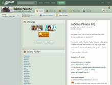 Tablet Screenshot of jabbas-palace.deviantart.com