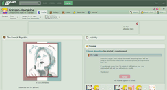 Desktop Screenshot of crimson-moonshine.deviantart.com