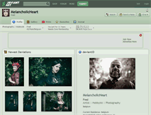Tablet Screenshot of melancholicheart.deviantart.com