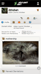 Mobile Screenshot of dziuban.deviantart.com