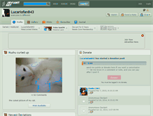 Tablet Screenshot of lucariofan843.deviantart.com