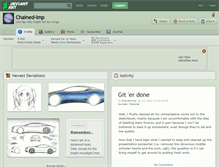 Tablet Screenshot of chained-imp.deviantart.com