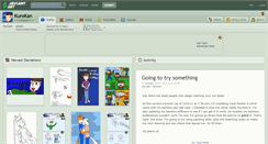 Desktop Screenshot of kurokan.deviantart.com