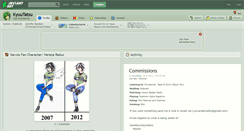 Desktop Screenshot of kyuutatsu.deviantart.com