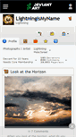 Mobile Screenshot of lightningismyname.deviantart.com