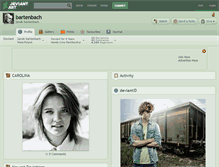 Tablet Screenshot of bartenbach.deviantart.com