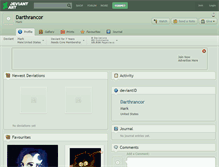 Tablet Screenshot of darthrancor.deviantart.com