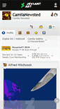 Mobile Screenshot of camilanewsted.deviantart.com