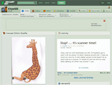 Tablet Screenshot of kirpet88.deviantart.com