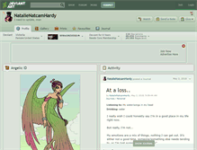 Tablet Screenshot of natalienatcamhardy.deviantart.com